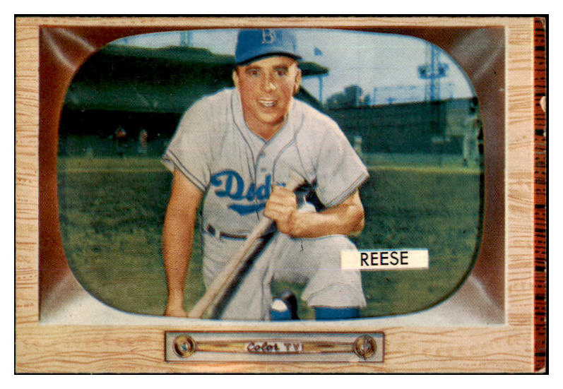 1955 Bowman Baseball #037 Pee Wee Reese Dodgers VG-EX 443881