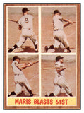 1962 Topps Baseball #313 Roger Maris IA Yankees EX-MT 443917