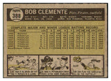 1961 Topps Baseball #388 Roberto Clemente Pirates VG-EX 443920