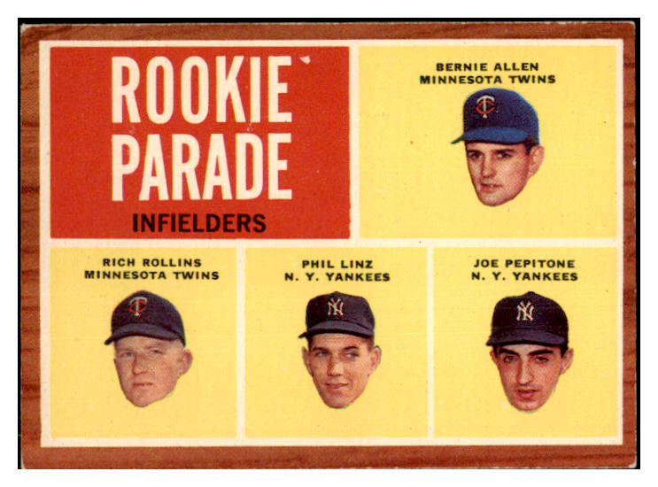 1962 Topps Baseball #596 Joe Pepitone Yankees EX+/EX-MT 443941