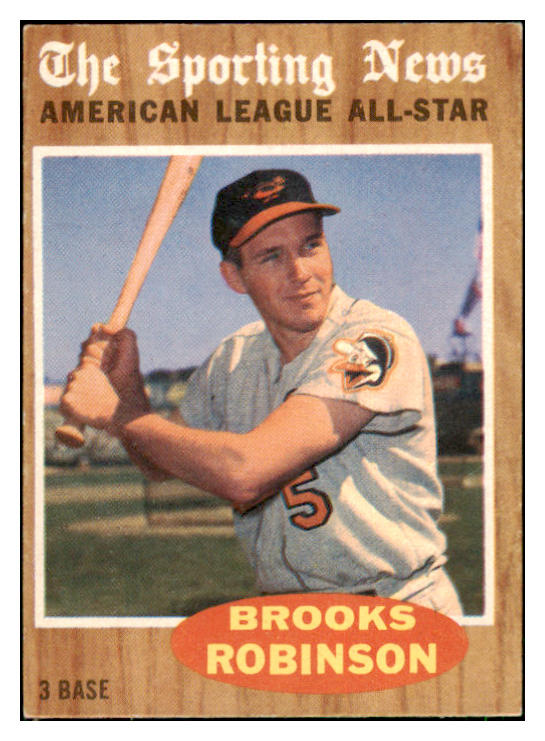 1962 Topps Baseball #468 Brooks Robinson A.S. Orioles EX-MT 443952