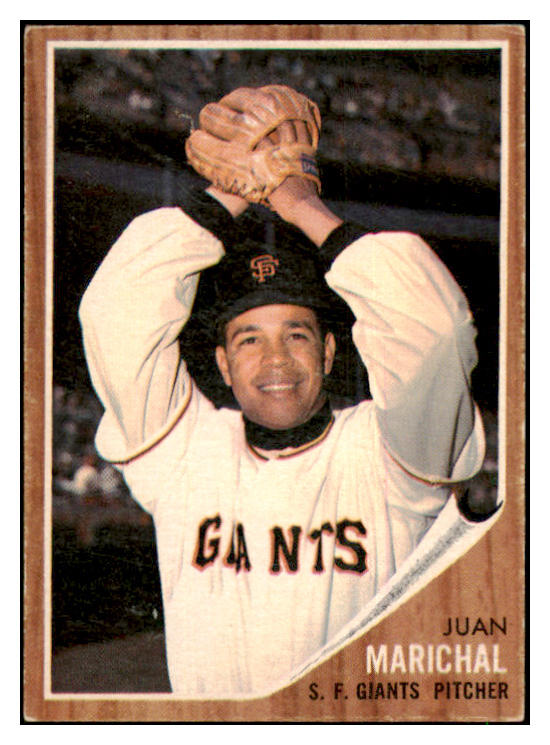 1962 Topps Baseball #505 Juan Marichal Giants EX 443955