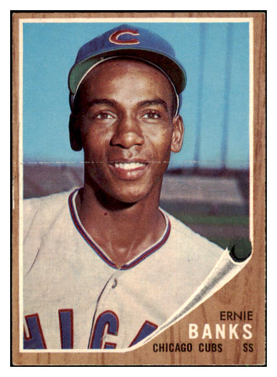 1962 Topps Baseball #025 Ernie Banks Cubs EX+/EX-MT 443957