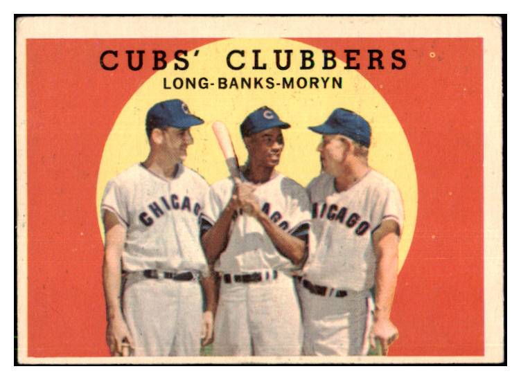 1959 Topps Baseball #147 Ernie Banks Dale Long VG-EX 443987