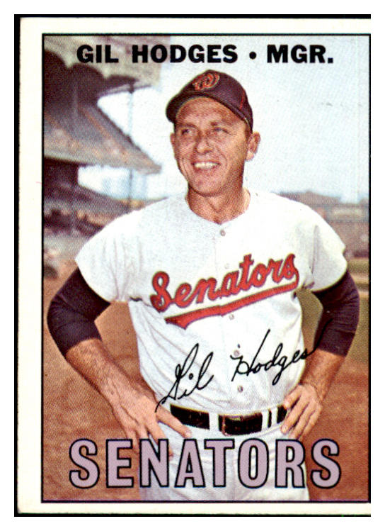 1967 Topps Baseball #228 Gil Hodges Senators VG-EX 444000