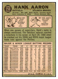 1967 Topps Baseball #250 Hank Aaron Braves VG-EX 444002
