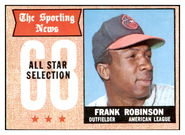 1968 Topps Baseball #373 Frank Robinson A.S. Orioles EX 444043