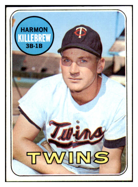 1969 Topps Baseball #375 Harmon Killebrew Twins EX 444070