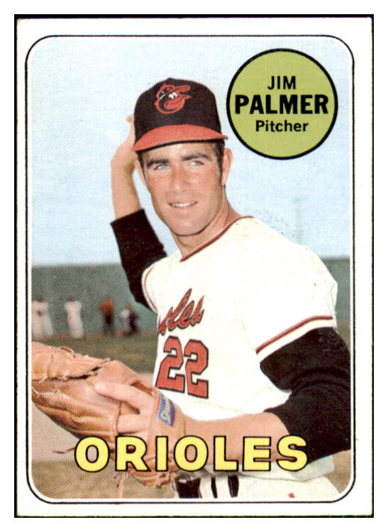 1969 Topps Baseball #573 Jim Palmer Orioles EX+/EX-MT 444073