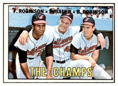 1967 Topps Baseball #001 Brooks Robinson Frank Robinson VG-EX 444106