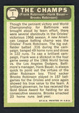 1967 Topps Baseball #001 Brooks Robinson Frank Robinson VG-EX 444106