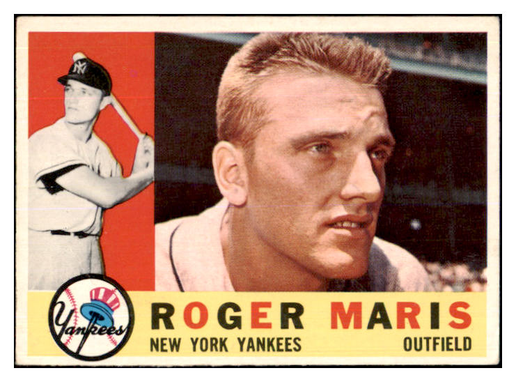 1960 Topps Baseball #377 Roger Maris Yankees EX+/EX-MT 444113