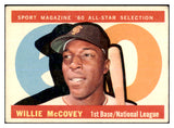 1960 Topps Baseball #554 Willie McCovey A.S. Giants VG-EX 444121