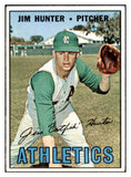 1967 Topps Baseball #369 Catfish Hunter A's EX+/EX-MT 444129