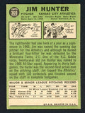 1967 Topps Baseball #369 Catfish Hunter A's EX+/EX-MT 444129
