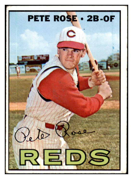 1967 Topps Baseball #430 Pete Rose Reds VG-EX 444131