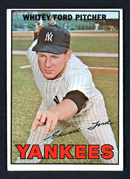 1967 Topps Baseball #005 Whitey Ford Yankees VG-EX 444138