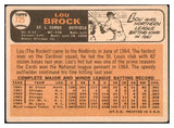 1966 Topps Baseball #125 Lou Brock Cardinals VG 444141