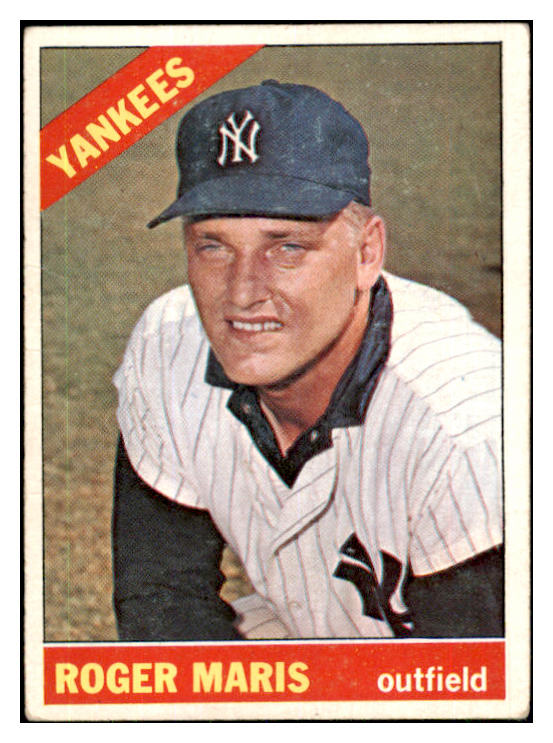 1966 Topps Baseball #365 Roger Maris Yankees VG-EX 444149