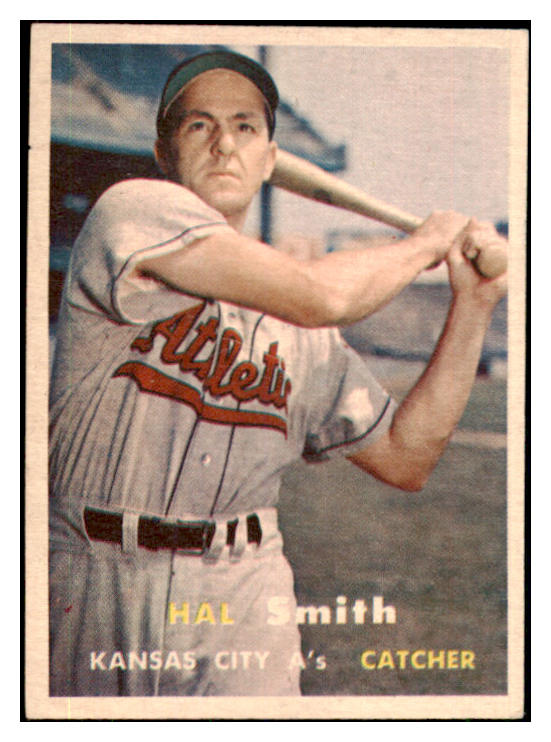 1957 Topps Baseball #041 Hal Smith A's EX-MT 444166