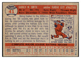 1957 Topps Baseball #041 Hal Smith A's EX-MT 444166