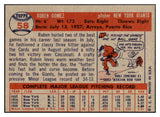 1957 Topps Baseball #058 Ruben Gomez Giants EX-MT 444172