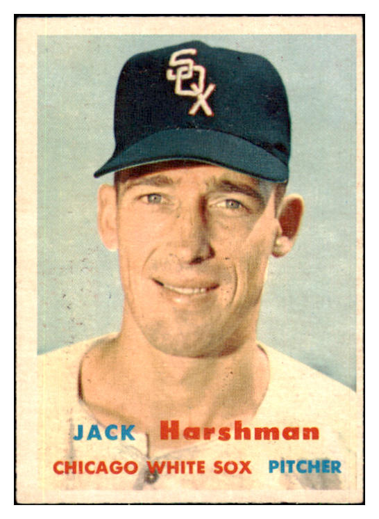 1957 Topps Baseball #152 Jack Harshman White Sox EX-MT 444183