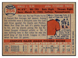 1957 Topps Baseball #256 Ronnie Kline Pirates EX-MT 444204