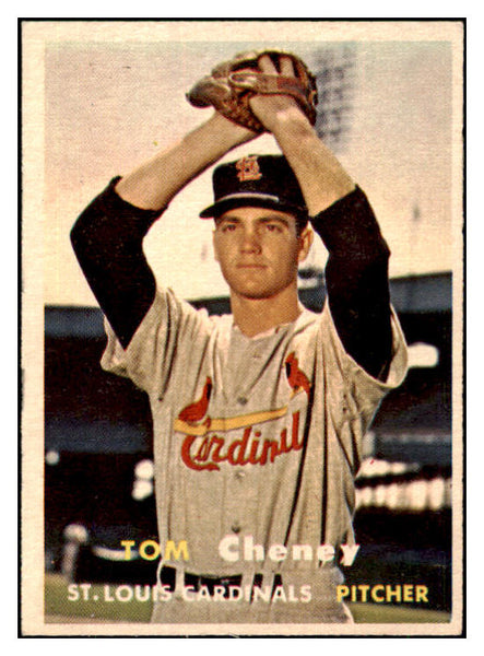 1957 Topps Baseball #359 Tom Cheney Cardinals EX-MT 444213