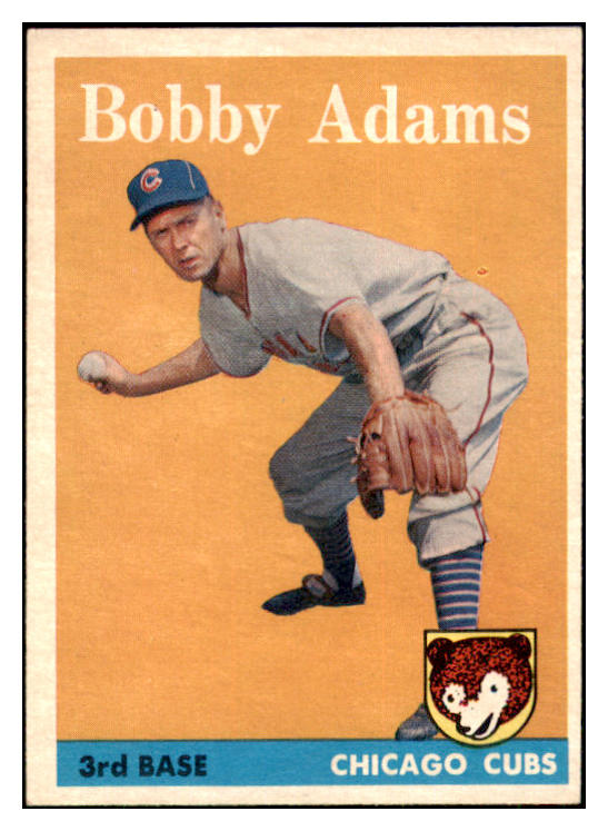 1958 Topps Baseball #099 Bobby Adams Cubs NR-MT 444271
