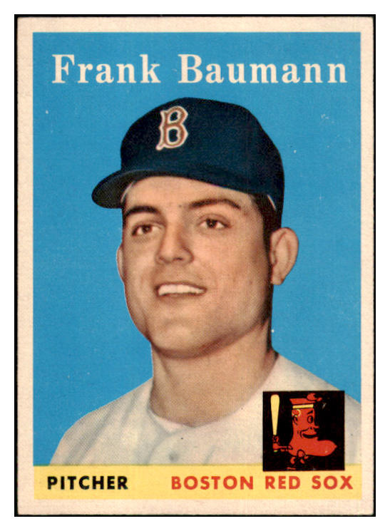 1958 Topps Baseball #167 Frank Baumann Red Sox NR-MT 444294