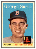 1958 Topps Baseball #189 George Susce Red Sox NR-MT 444303