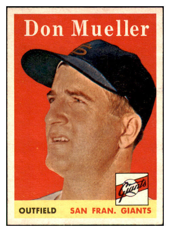 1958 Topps Baseball #253 Don Mueller Giants NR-MT 444332