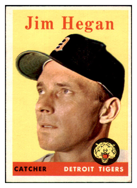 1958 Topps Baseball #345 Jim Hegan Tigers NR-MT 444373