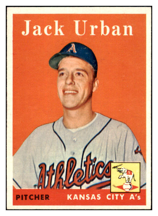 1958 Topps Baseball #367 Jack Urban A's NR-MT 444387