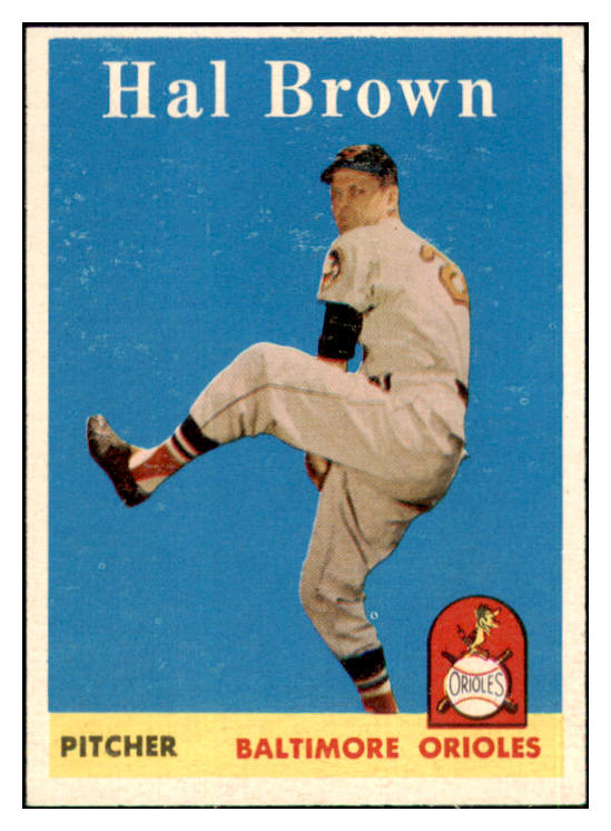 1958 Topps Baseball #381 Hal Brown Orioles NR-MT 444395