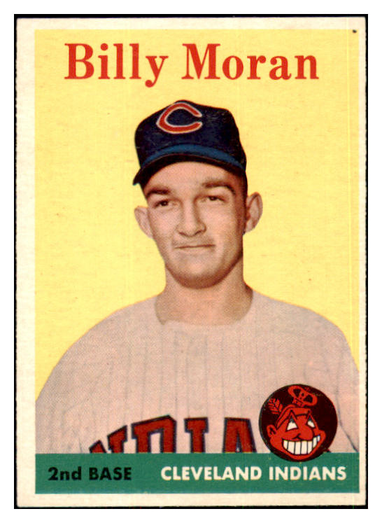 1958 Topps Baseball #388 Billy Moran Indians NR-MT 444401