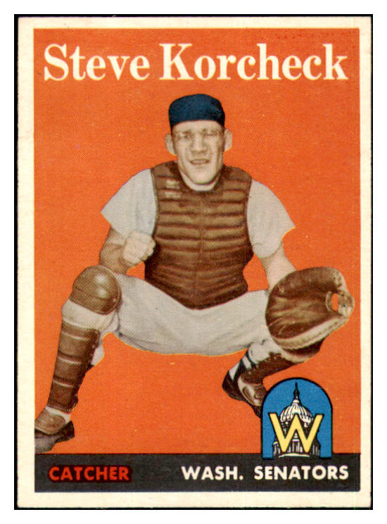 1958 Topps Baseball #403 Steve Korcheck Senators NR-MT 444407