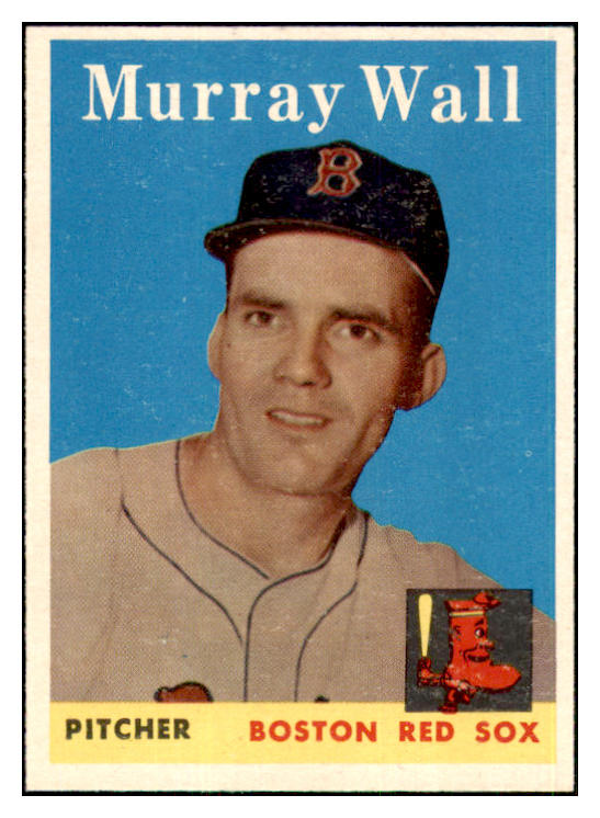 1958 Topps Baseball #410 Murray Wall Red Sox NR-MT 444411