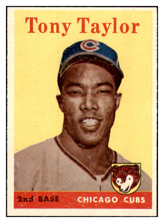 1958 Topps Baseball #411 Tony Taylor Cubs NR-MT 444412