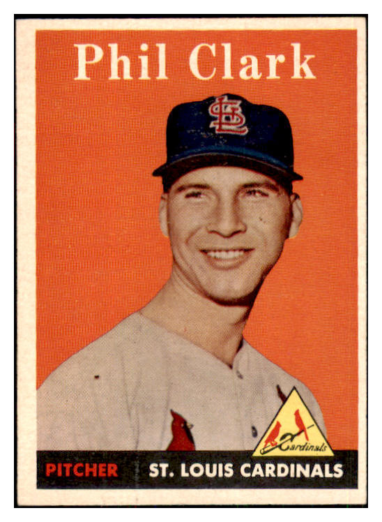 1958 Topps Baseball #423 Phil Clark Cardinals NR-MT 444420