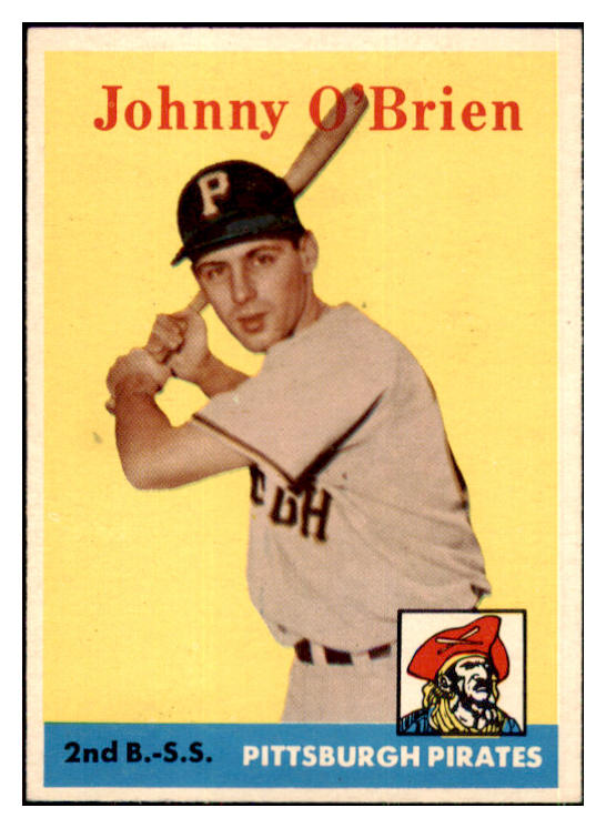 1958 Topps Baseball #426 Johnny O'Brien Pirates NR-MT 444422