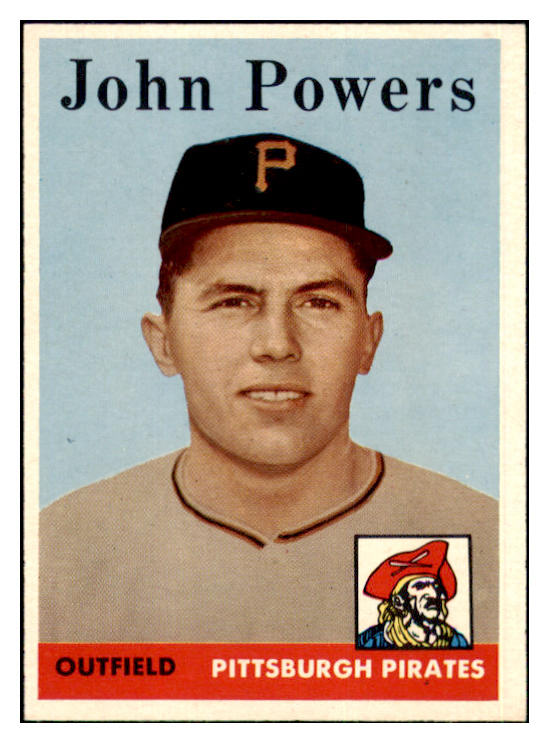 1958 Topps Baseball #432 John Powers Pirates NR-MT 444425