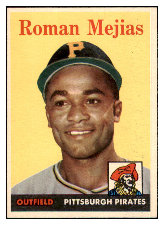 1958 Topps Baseball #452 Roman Mejias Pirates NR-MT 444436