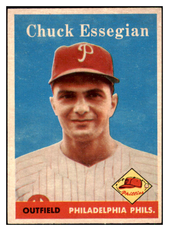 1958 Topps Baseball #460 Chuck Essegian Phillies NR-MT 444441