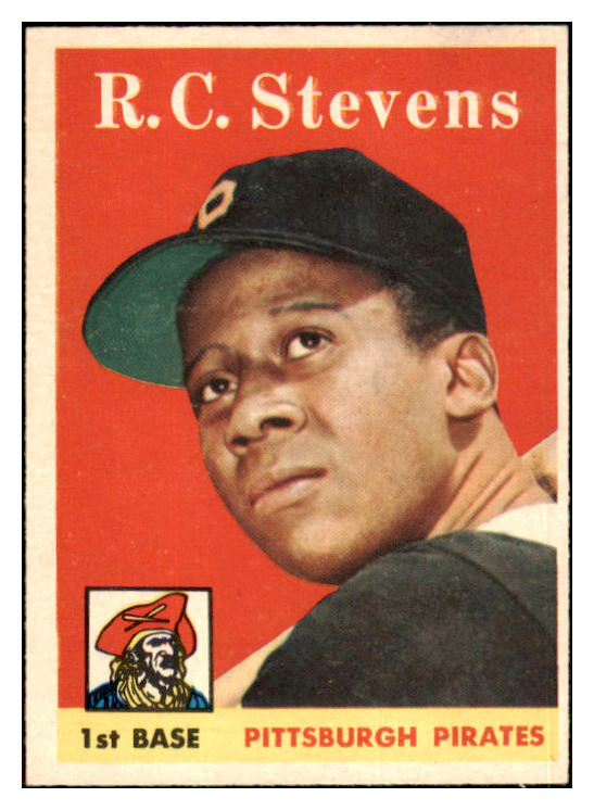 1958 Topps Baseball #470 R.C. Stevens Pirates NR-MT 444448