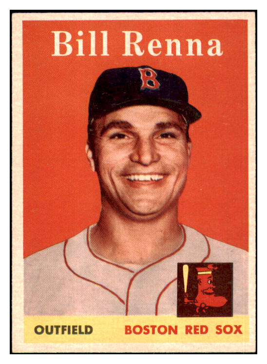 1958 Topps Baseball #473 Bill Renna Red Sox NR-MT 444451