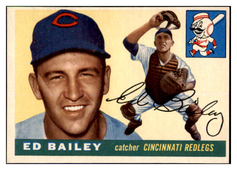 1955 Topps Baseball #069 Ed Bailey Reds NR-MT 444466