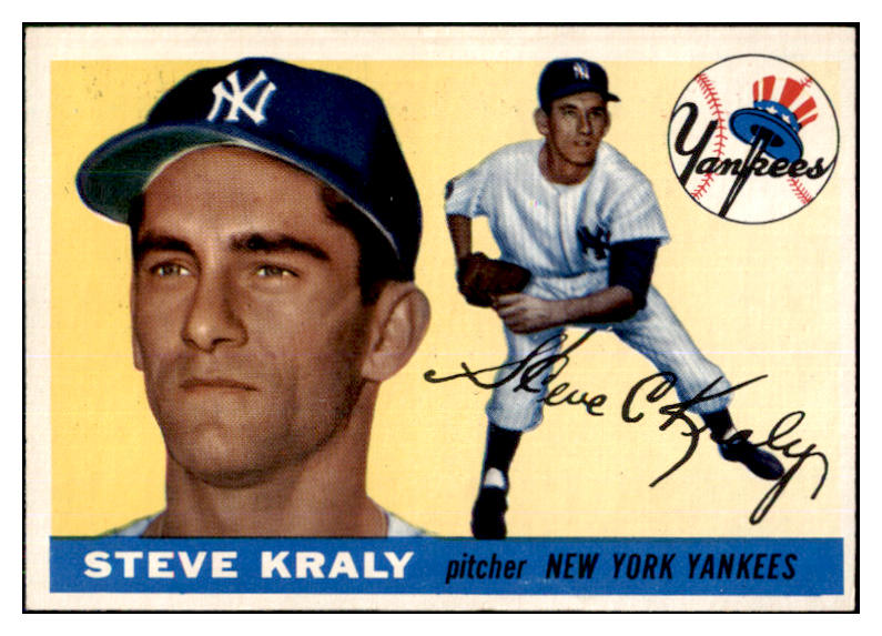 1955 Topps Baseball #139 Steve Kraly Yankees NR-MT 444473