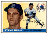 1955 Topps Baseball #139 Steve Kraly Yankees NR-MT 444473